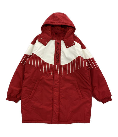 シュプリーム  パネルパーカー  コート PIN STRIPE PANEL SPORTS PARKA 19fw     メンズ SIZE L  Supreme