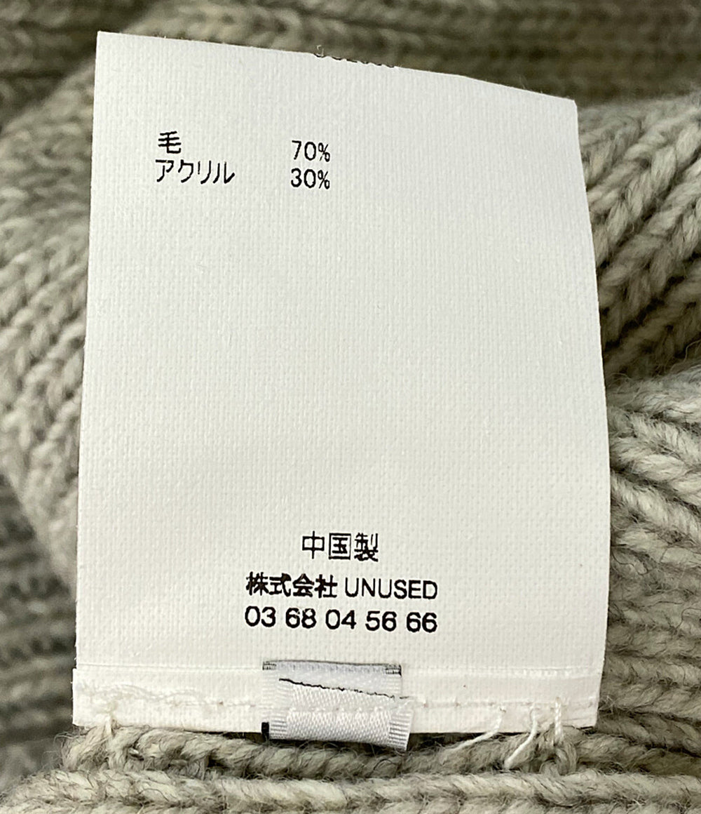 アンユーズド  ニット HALF ZIP KNIT 23aw    US2365 メンズ SIZE -  UNUSED