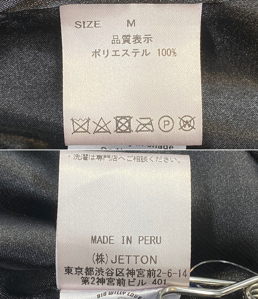 WILLY CHAVARRIA ウィリーチャバリア ブルゾン SATIN TRACK JACKET メンズ SIZE M