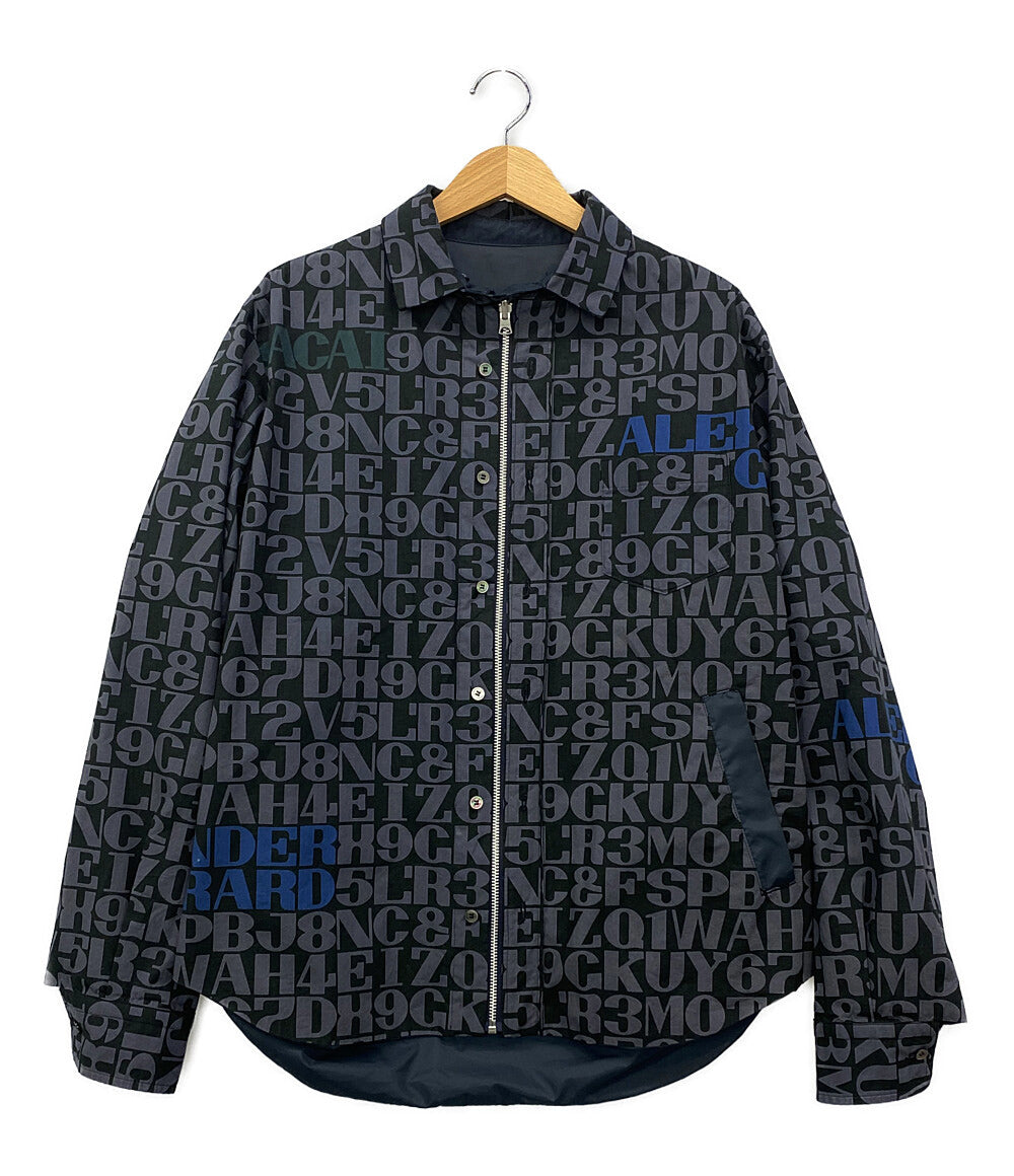 サカイ  アレキサンダージラード ジャケット 総柄リバーシブル     20-02427M メンズ SIZE 2  sacai × ALEXUNDER GILARD