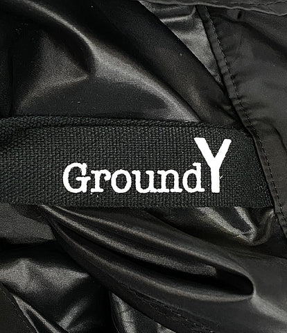 グラウンド ワイ コート Ground Y Logo taffeta Big shirt coat      メンズ SIZE 3  Ground Y