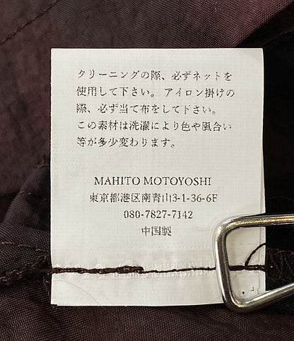 マヒトモトヨシ 流し染めナイロンブルゾン MC02011 メンズ SIZE M MAHITO MOTOYOSHI