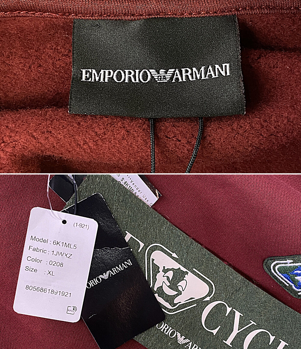 エンポリオアルマーニ  パーカー 絵文字リサイクル 6K1ML5      メンズ SIZE XL  EMPORIO ARMANI