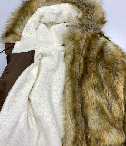 スニーカーズスタッフ  ファーコート Faux Fur Parka      メンズ SIZE S  SNS