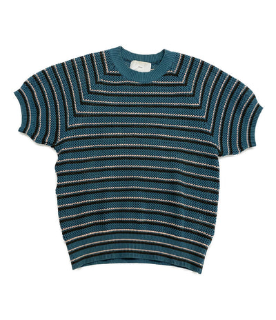 シュガーヒル 半袖ニット MULTI STRIPE COTTON KNIT TEE 23ss     メンズ SIZE 1  SUGARHILL