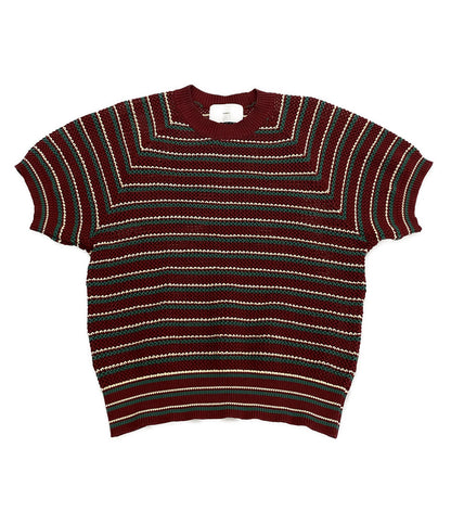 シュガーヒル 半袖ニット MULTI STRIPE COTTON KNIT TEE 23ss     メンズ SIZE 1  SUGARHILL