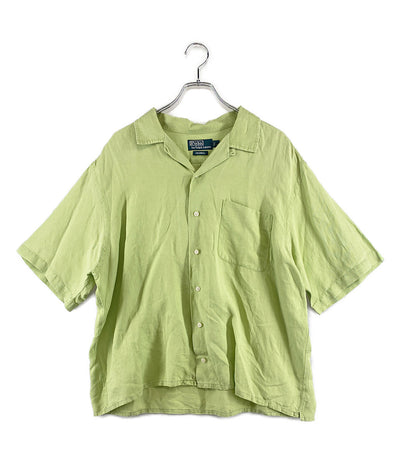 ポロ・ラルフローレン  半袖シャツ Linen Green      メンズ SIZE XL  POLO RALPH LAUREN