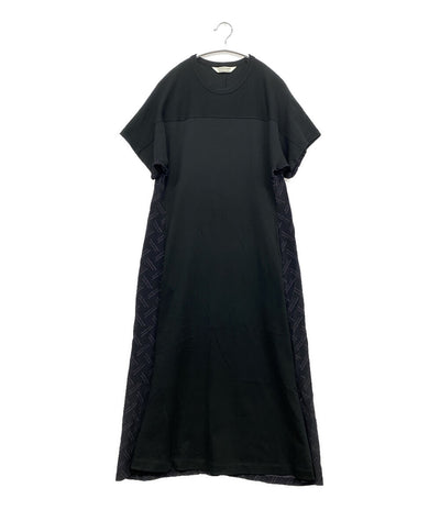 ビューティフルピープル  半袖ワンピース logoJQD pima jersey flare dress     1315304002 レディース SIZE 34  beautiful people