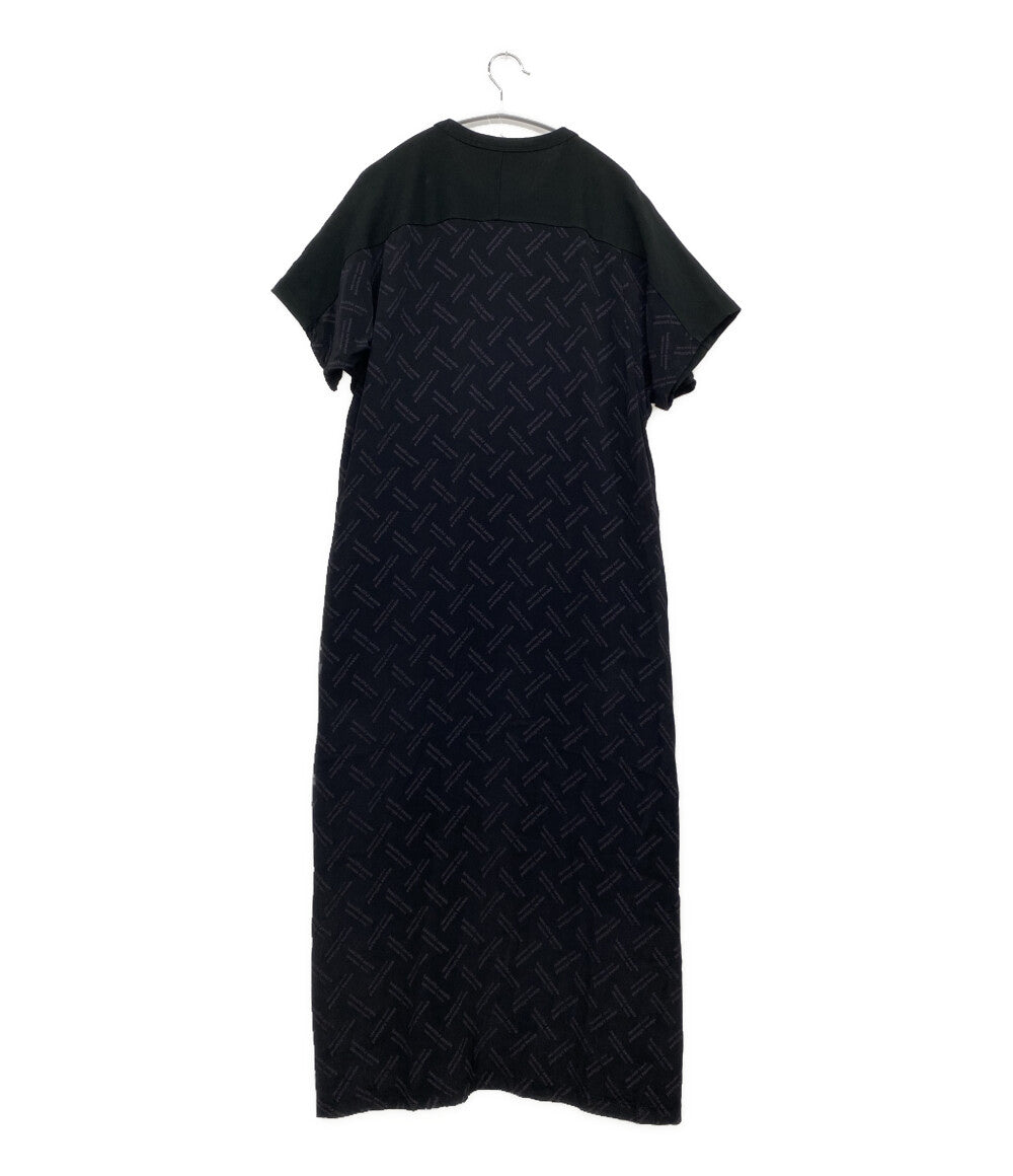 ビューティフルピープル  半袖ワンピース logoJQD pima jersey flare dress     1315304002 レディース SIZE 34  beautiful people