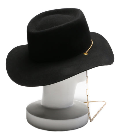 美品 VAN PALMA ヴァンパルマ ハット チェーンウールハット レディース SIZE 58