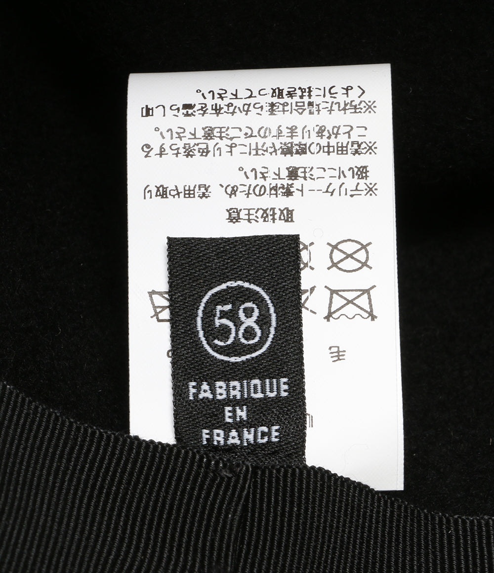 美品 VAN PALMA ヴァンパルマ ハット チェーンウールハット レディース SIZE 58