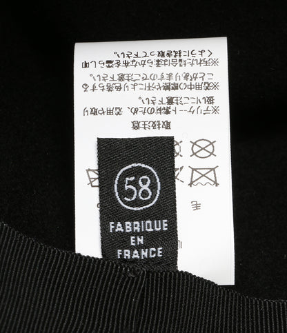 美品 VAN PALMA ヴァンパルマ ハット チェーンウールハット レディース SIZE 58