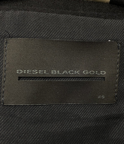 ディーゼルブラックゴールド  シングルコート ブラック 袖ジップ      メンズ SIZE 46  DIESEL BLACK GOLD