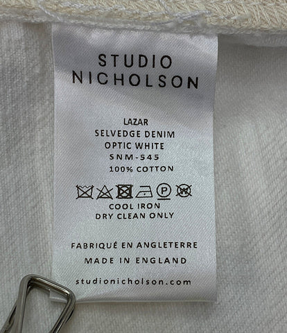 スタジオニコルソン  デニムジャケット ホワイト       メンズ SIZE S  STUDIO NICHOLSON