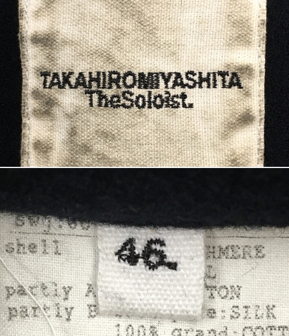 タカヒロミヤシタザソロイスト  コート カシミヤ混 切りっぱなしデザイン 16AW     メンズ SIZE 46  TAKAHIRO MIYASHITA The SoloIst.