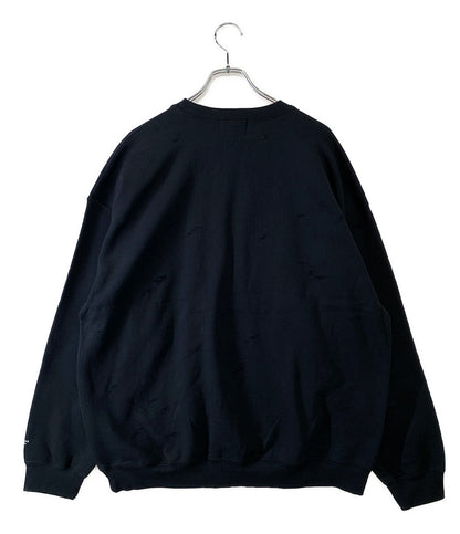 デラックス  長袖スウェットシャツ ブラック THE RIGHT THING 23aw     メンズ SIZE L  DELUXE