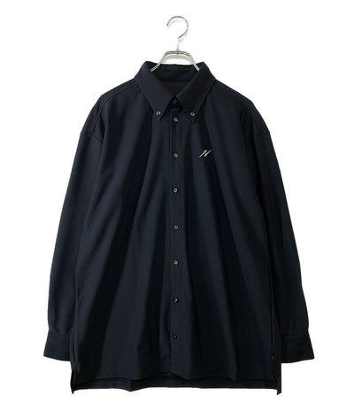 モノクローム 長袖シャツ ブラック      メンズ SIZE L  MONOCHROME