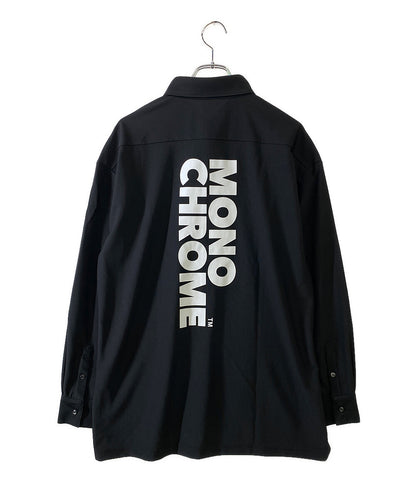 モノクローム 長袖シャツ ブラック      メンズ SIZE L  MONOCHROME