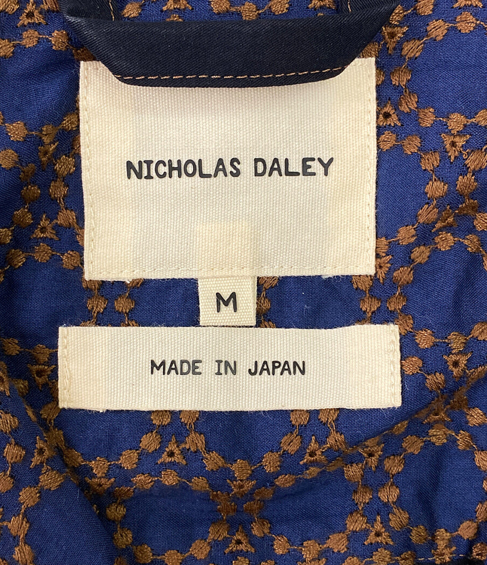 ニコラスデイリー 長袖シャツ EMBROIDERY CLASSIC SHIRT      メンズ SIZE M  NICHOLAS DALEY