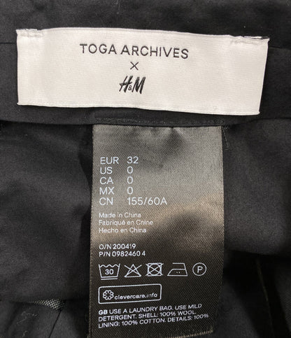 トーガ アーカイブス ジップレッグワイドパンツ      レディース SIZE -  TOGA ARCHIVES × H＆M