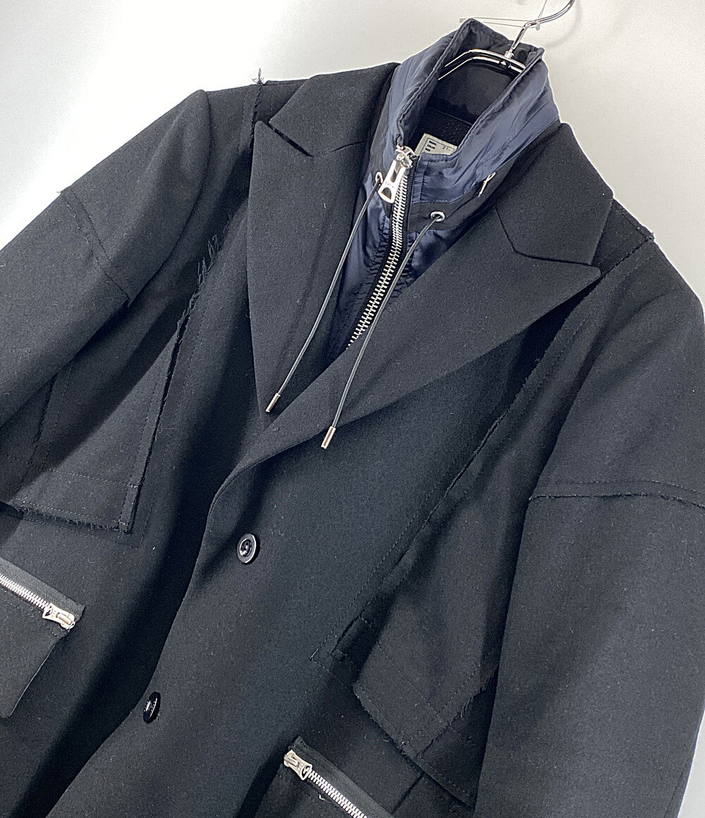 サカイ  コート Wool Melton Coat 21AW    21-02616M メンズ SIZE 1  sacai