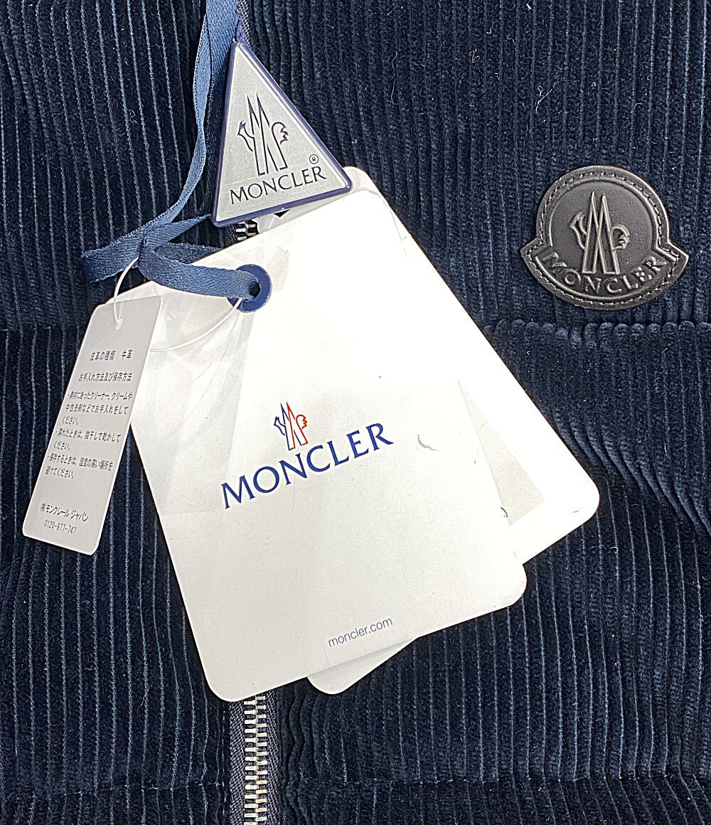 モンクレール  ベスト ACRAB GILET コーデュロイ ネイビー      メンズ SIZE 1  MONCLER