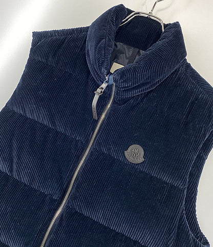 モンクレール  ベスト ACRAB GILET コーデュロイ ネイビー      メンズ SIZE 1  MONCLER