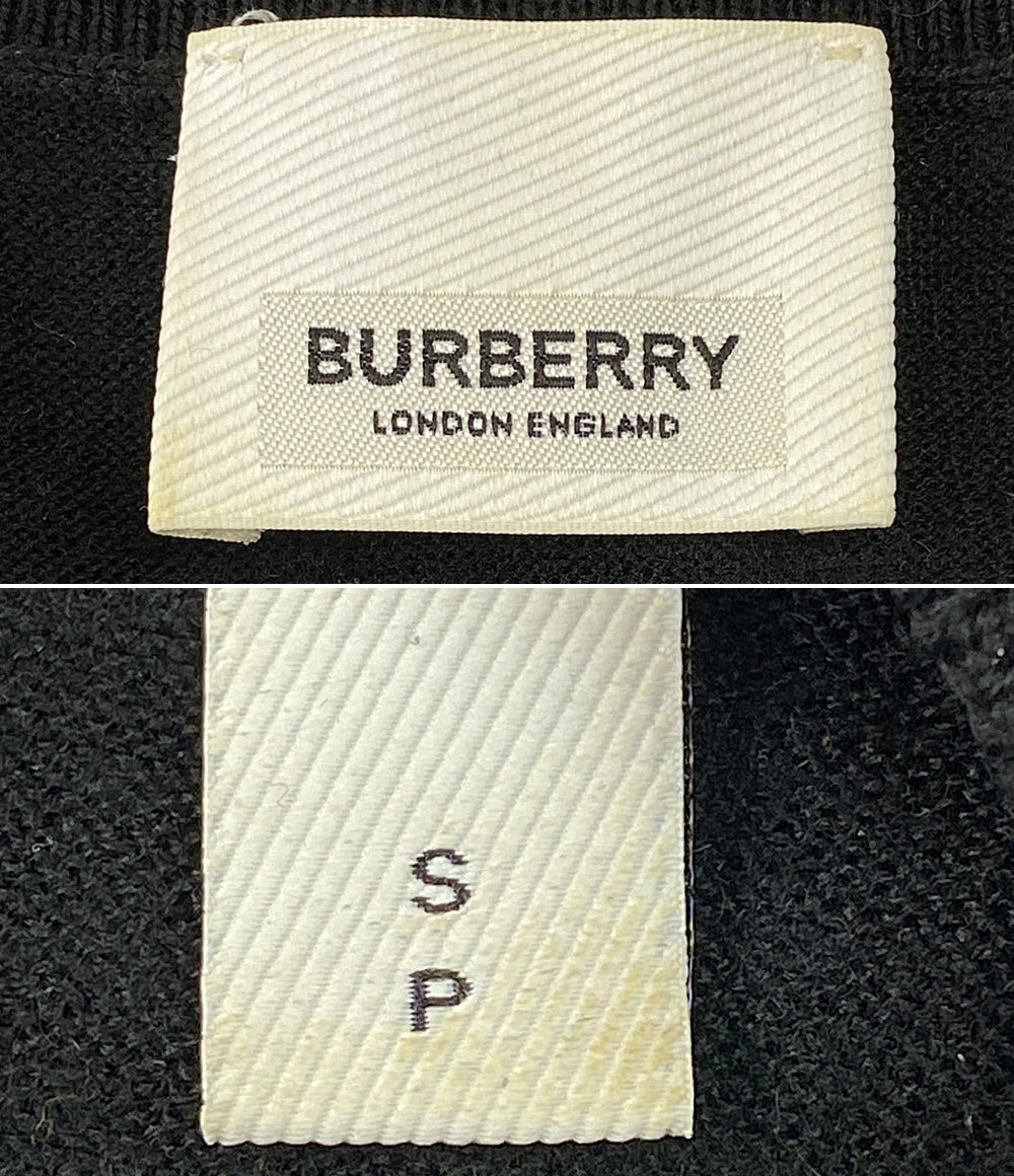 バーバリー  Vネックニット 長袖 ブラック      レディース SIZE S  BURBERRY