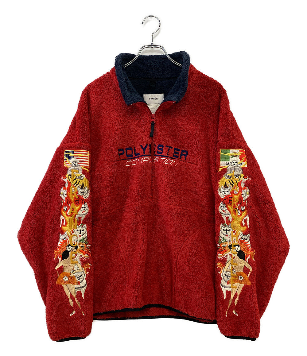 doublet フリースブルゾン POLYESTER FLEECE HALF-ZIP 18AW メンズ SIZE M ダブレット