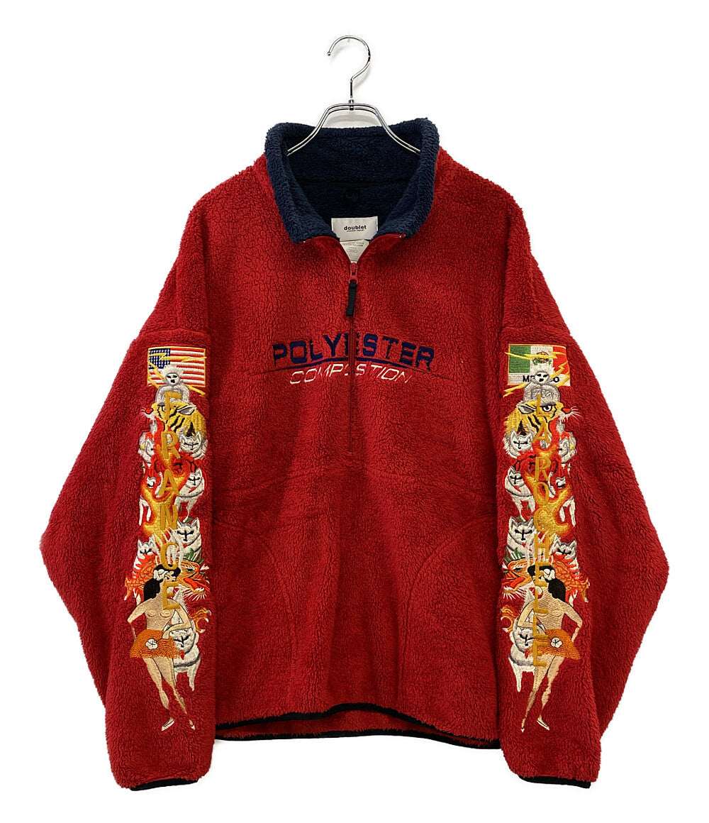 doublet フリースブルゾン POLYESTER FLEECE HALF-ZIP 18AW メンズ SIZE M ダブレット