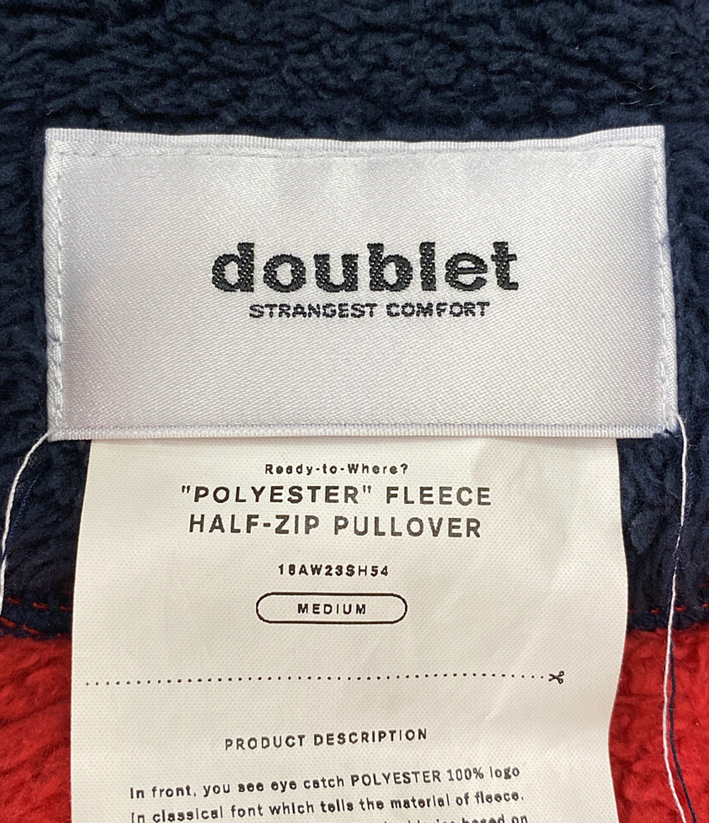 doublet フリースブルゾン POLYESTER FLEECE HALF-ZIP 18AW メンズ SIZE M ダブレット