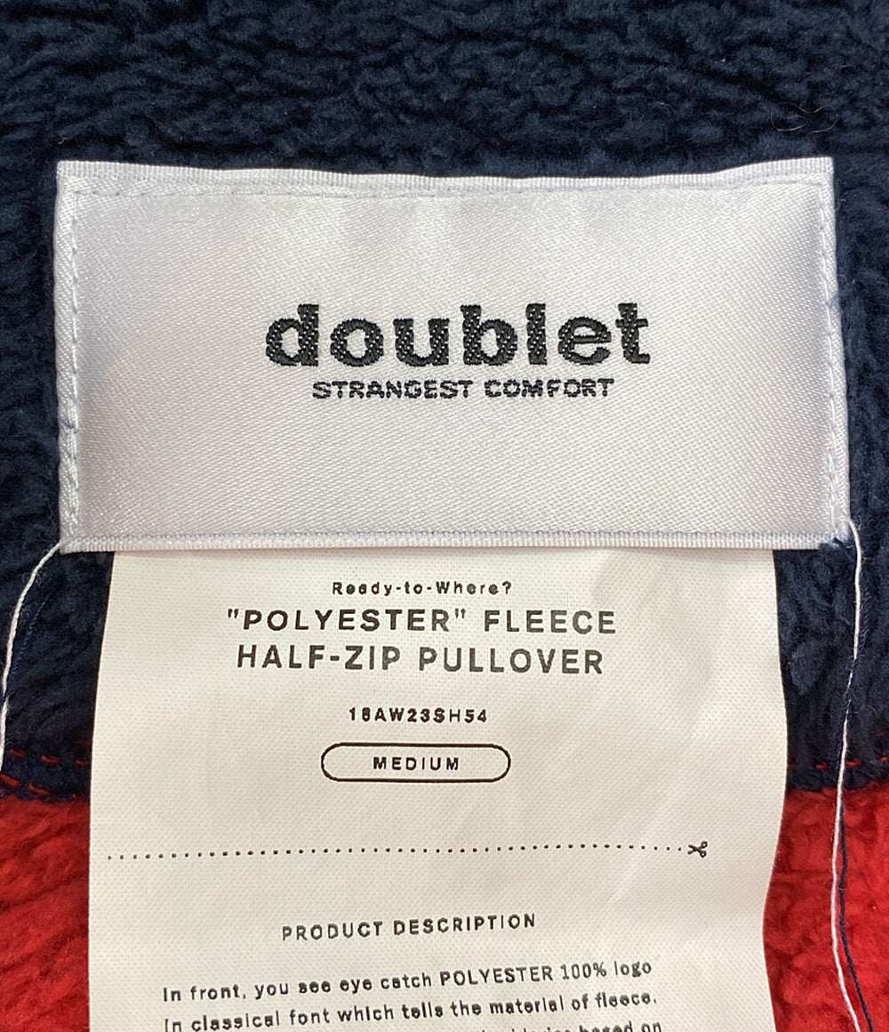 doublet フリースブルゾン POLYESTER FLEECE HALF-ZIP 18AW メンズ SIZE M ダブレット