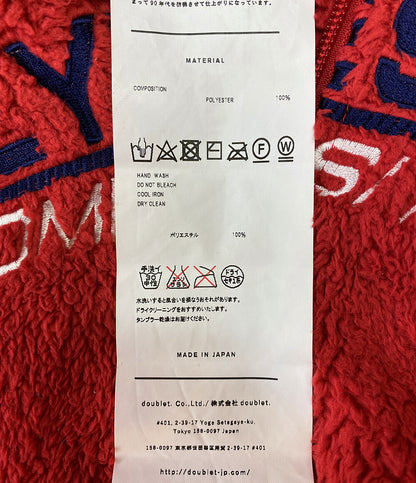 doublet フリースブルゾン POLYESTER FLEECE HALF-ZIP 18AW メンズ SIZE M ダブレット