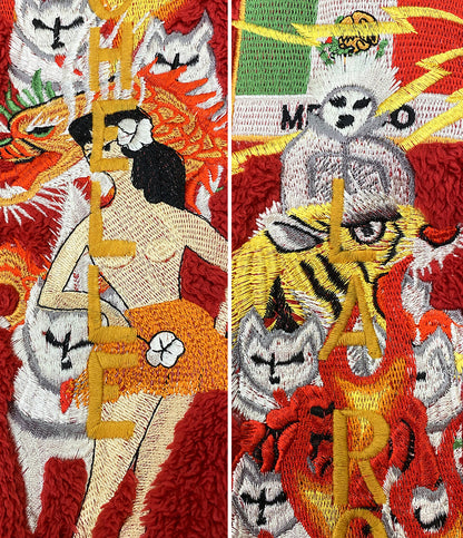 doublet フリースブルゾン POLYESTER FLEECE HALF-ZIP 18AW メンズ SIZE M ダブレット