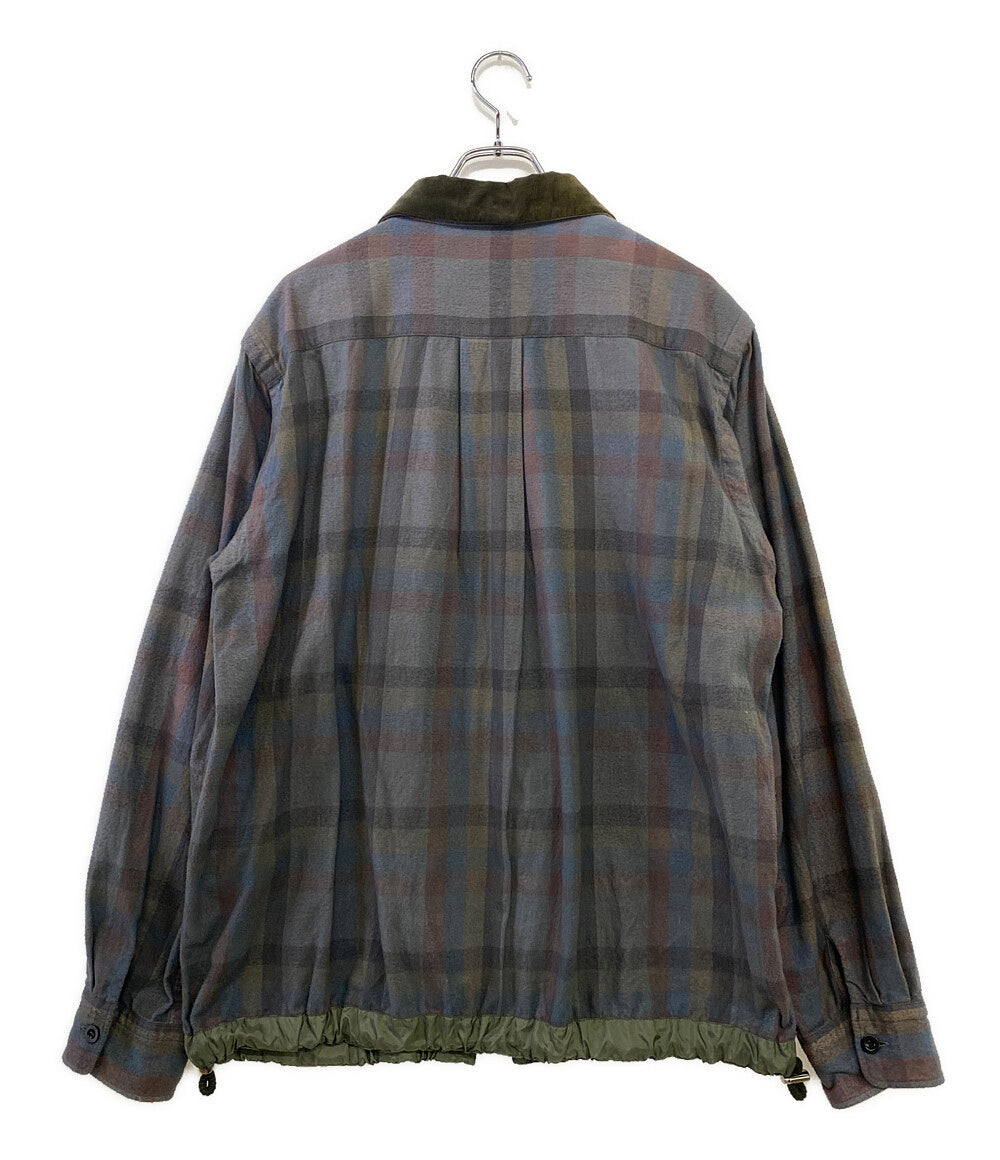 サカイ  シャツブルゾン Plaid Shirt 22AW     メンズ SIZE 3  sacai