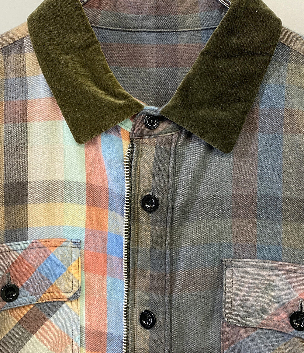 サカイ  シャツブルゾン Plaid Shirt 22AW     メンズ SIZE 3  sacai