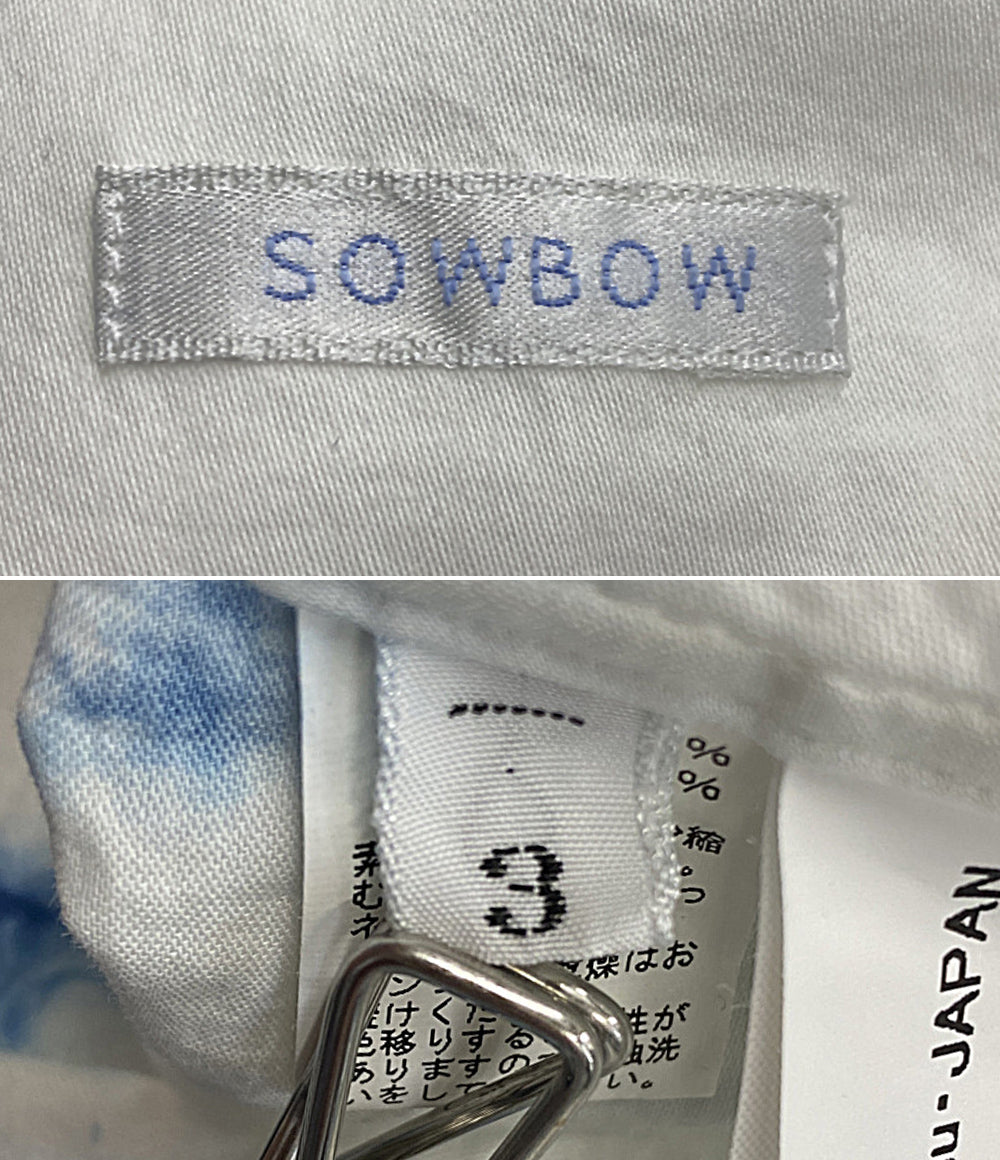 ソウボウ 長袖シャツ 蒼氓シャツ      メンズ SIZE 3  SOWBOW