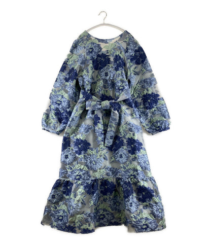 ディアシスターフッド 長袖ワンピース Flower Shower Dress インナー付き 23AW     レディース SIZE FREE  Dear Sisterhood