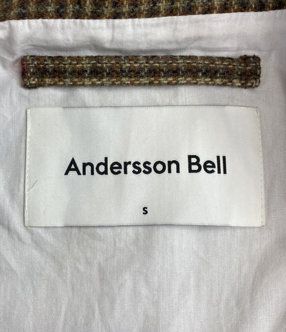 アンダースンベル チェスターダブルコート 6Bチェック ウール100      メンズ SIZE S  ANDERSON BELL