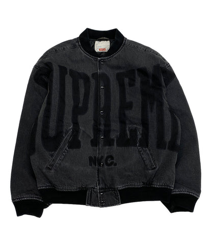 シュプリーム  デニムブルゾン Washed Knockout Denim Varsity 23SS     メンズ SIZE L  Supreme