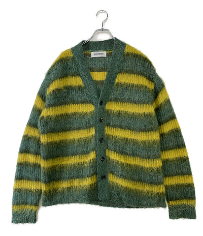 ディスカバード  カーディガン MOHAIR BORDER KNIT CARDIGAN      メンズ SIZE F  DISCOVERED