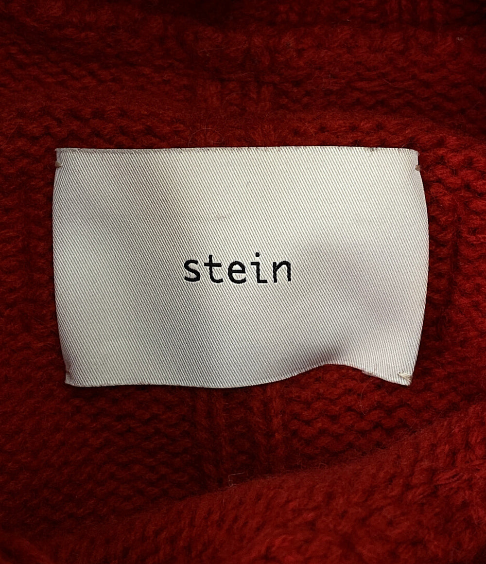 シュタイン ハイネックニット レッド メンズ SIZE S stein