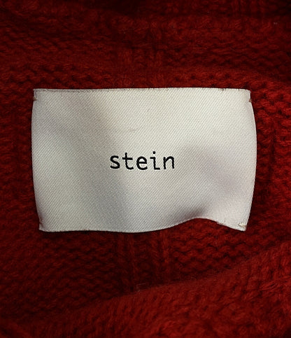 シュタイン ハイネックニット レッド メンズ SIZE S stein