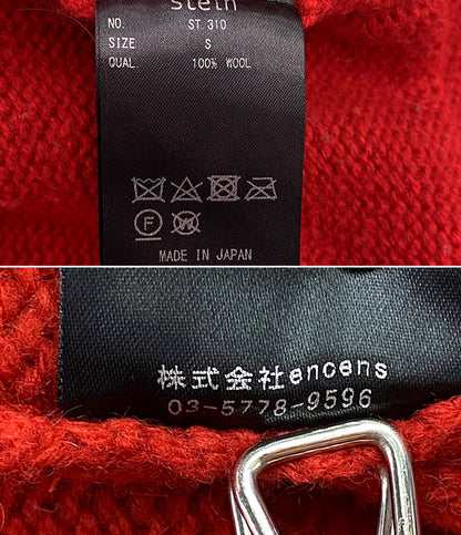 シュタイン ハイネックニット レッド メンズ SIZE S stein