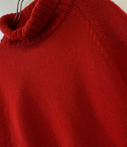 シュタイン ハイネックニット レッド メンズ SIZE S stein