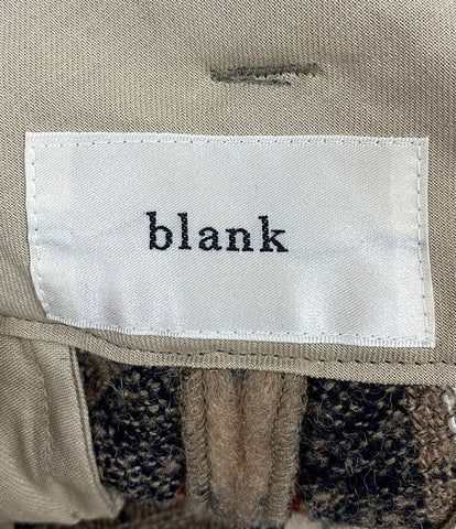 ブランク ウールチェックパンツ      メンズ SIZE 1  blank