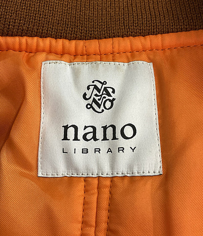 ナノユニバース  ブルゾン LIBRARY  MA-1      レディース SIZE 38  nano universe