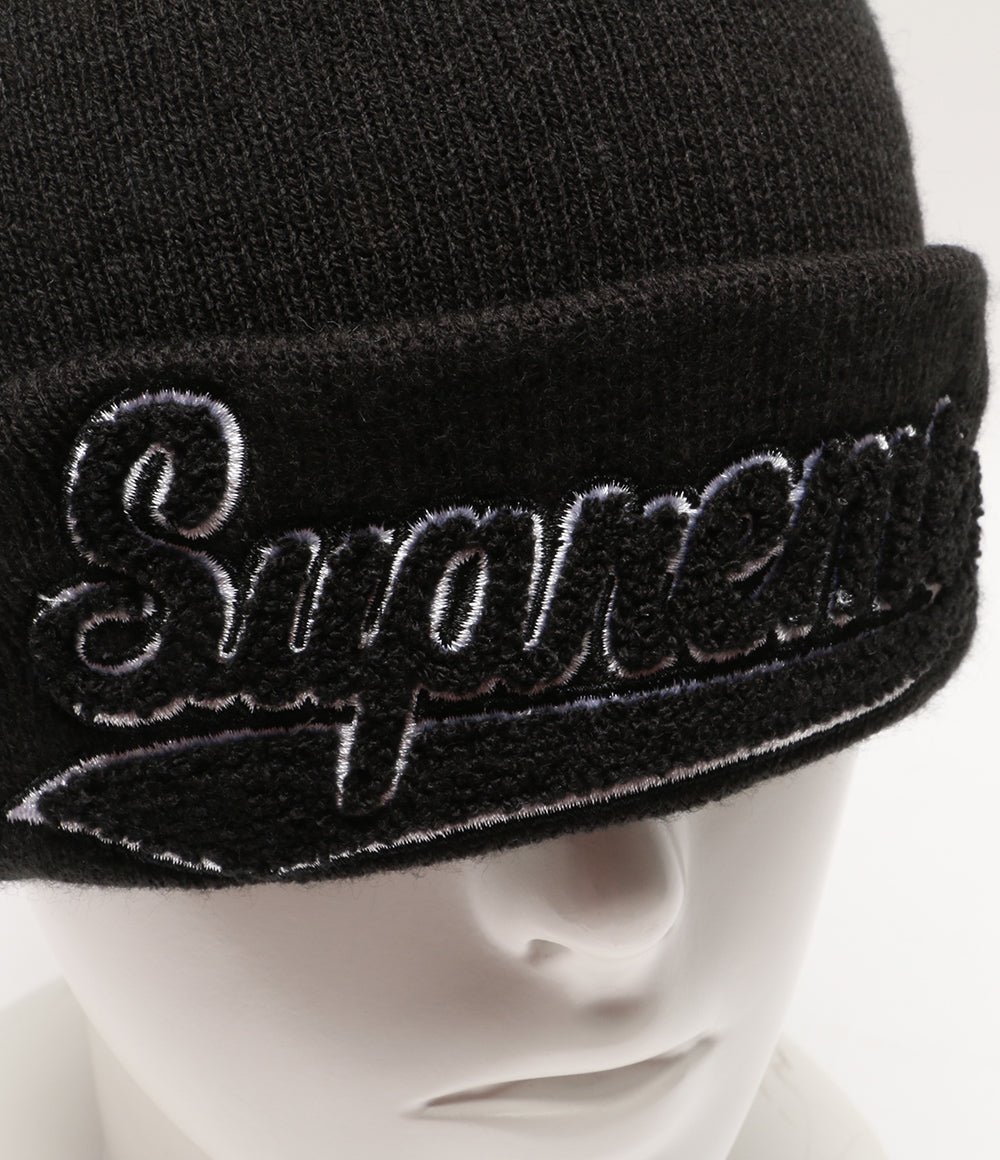 シュプリーム 美品 ニューエラ ニット帽 Chenille Script Beanie 16AW     メンズ   Supreme×New Era