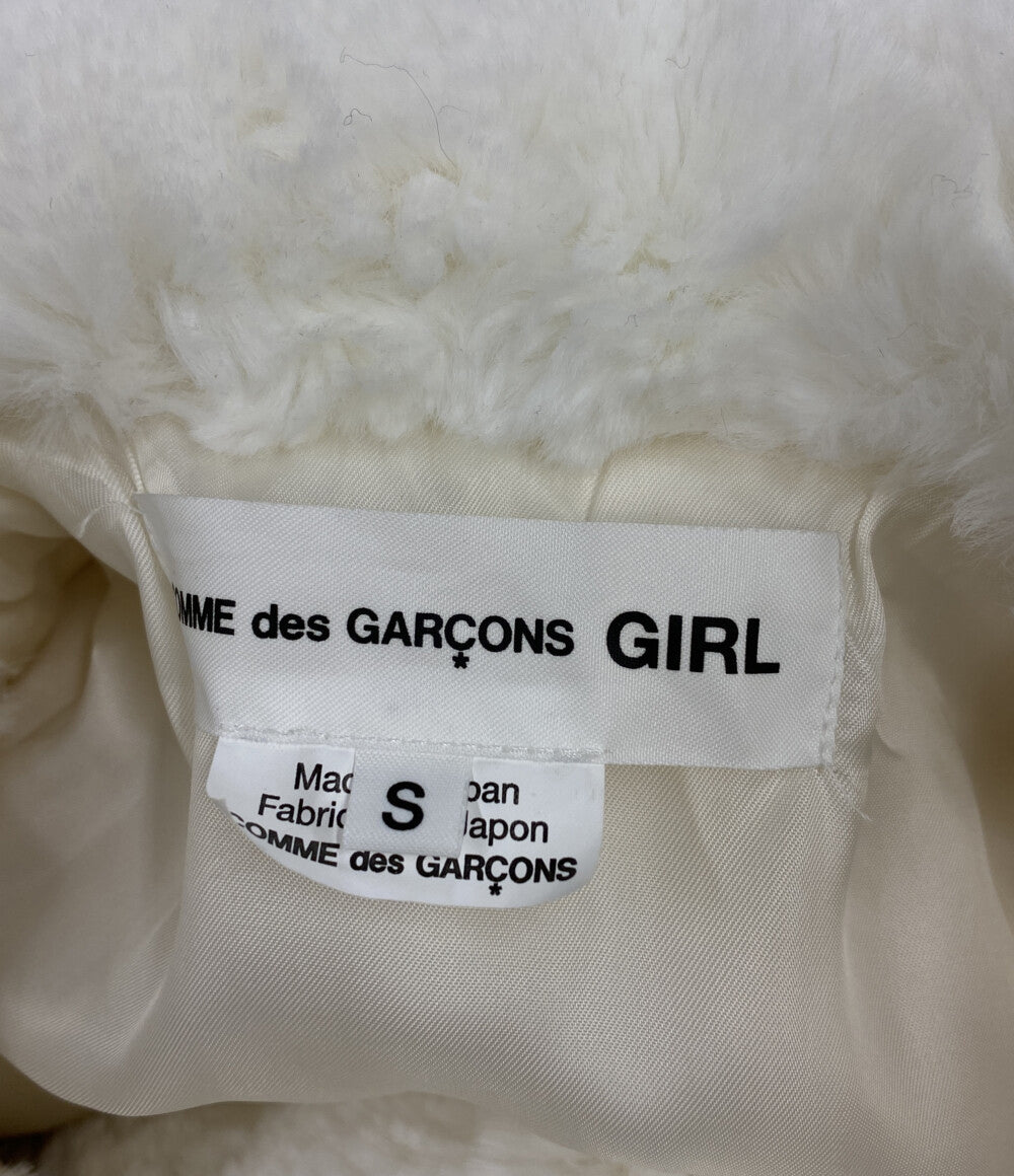 コムデギャルソンガール シンセティックファーフレアコート 21AW    NH-C002 レディース SIZE S  COMME des GARCONS GIRL