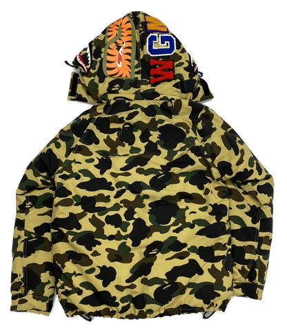 A BATHING APE ダウンジャケット 1ST CAMO SHARK SNOWBOARD DOWN JACKET メンズ SIZE L アベイシングエイプ